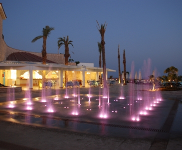 Reef Oasis Hotel Dry Deck Water Feature, Sharm El Sheikh, Egypt