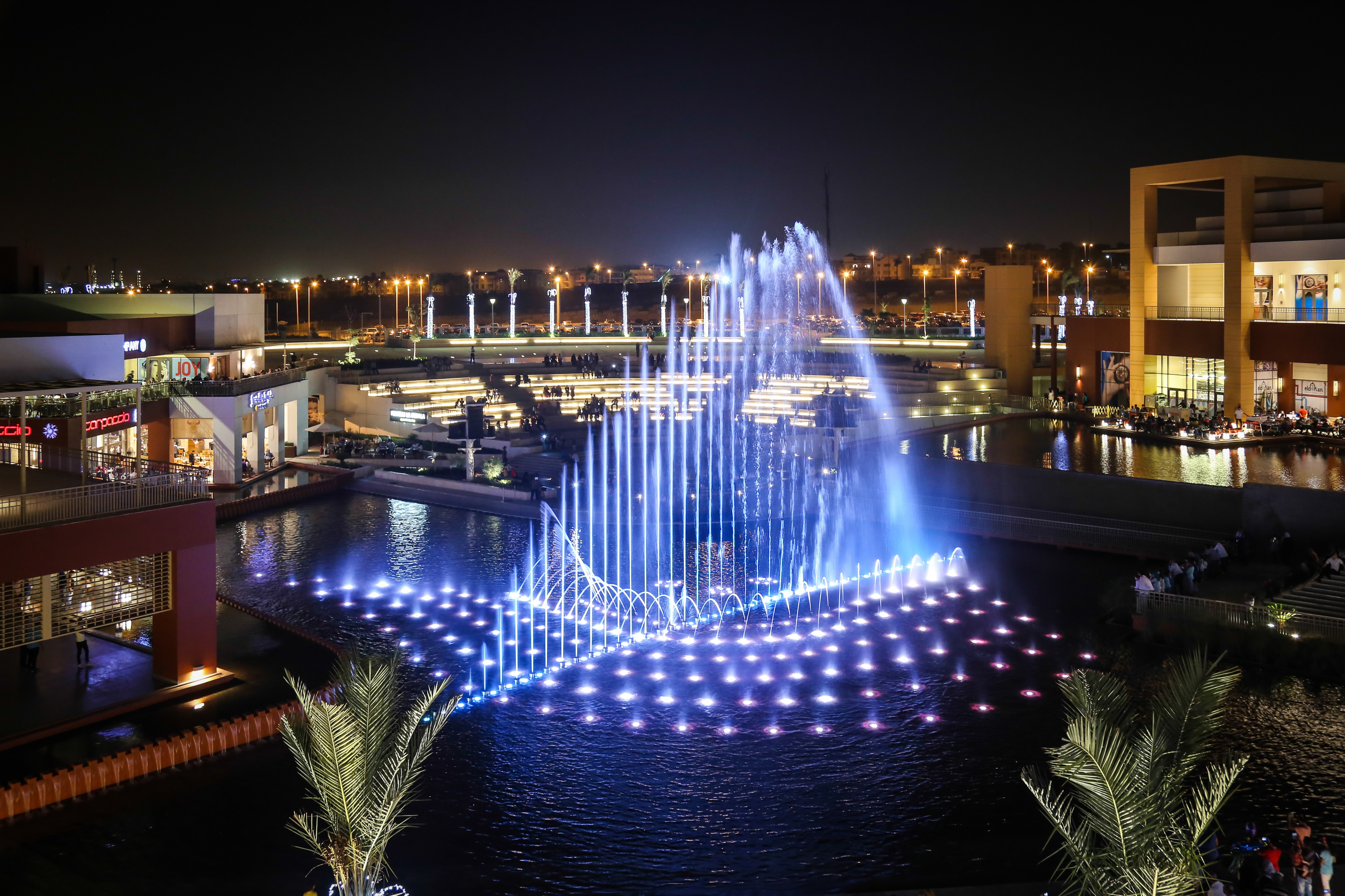 Cairo Festival City Mall Water Features, Cairo, Egypt