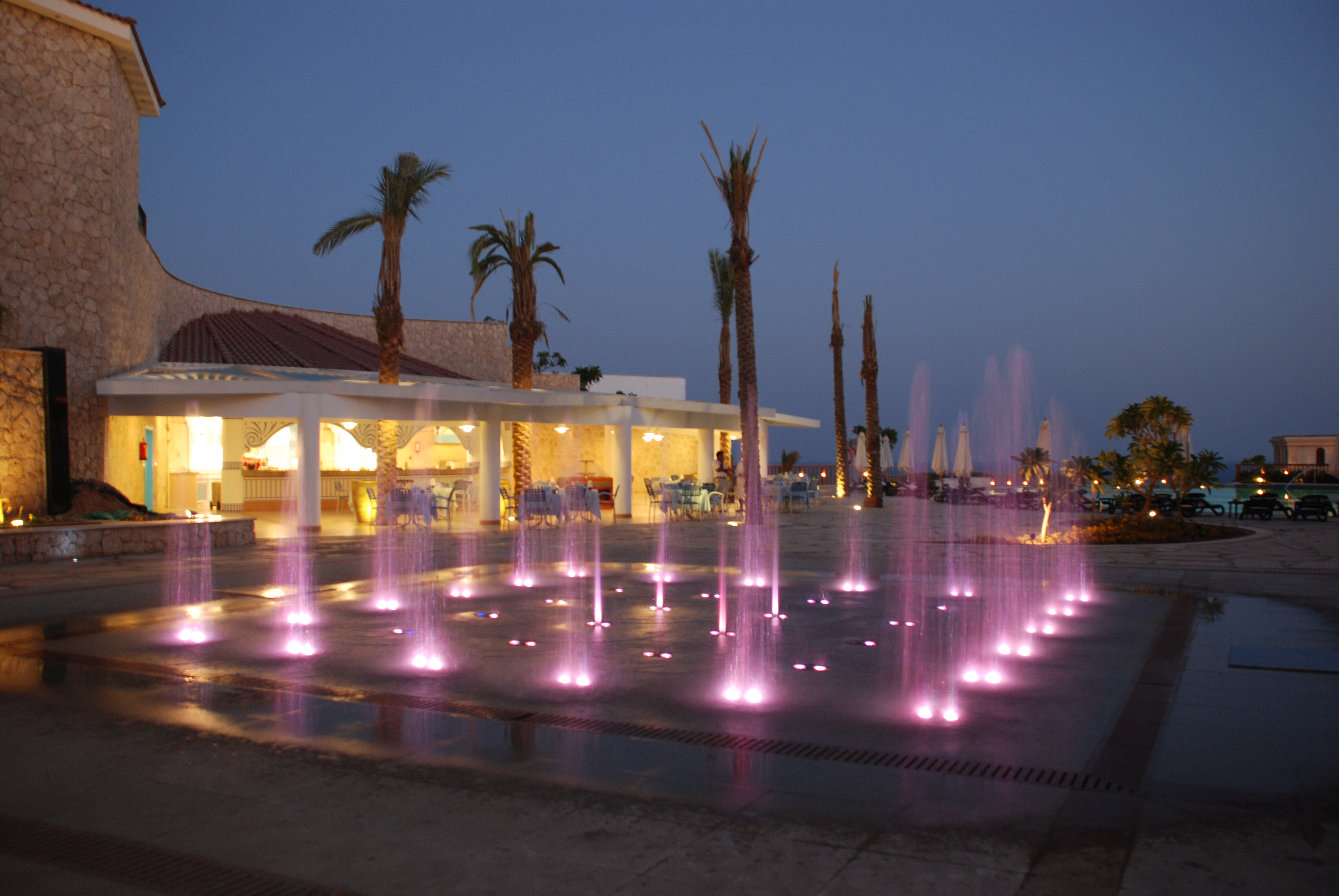 Reef Oasis Hotel Dry Deck Water Feature, Sharm El Sheikh, Egypt